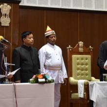 Hon'ble Governor Of Tripura Shri Ramesh Bais Administered The Oath Of ...