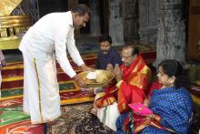 at Venkateshwara Swamy Temple