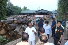 Hon'ble Governor Shri Indra Sena Reddy Nallu visited Tripura Forest Development & Plantation Corporation Limited (TFDPC) Industrial Estate, Nagicherra , Anandanagar.